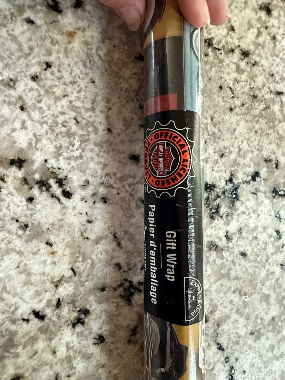 Harley-Davidson Black & Red Logo Gift Wrap Roll